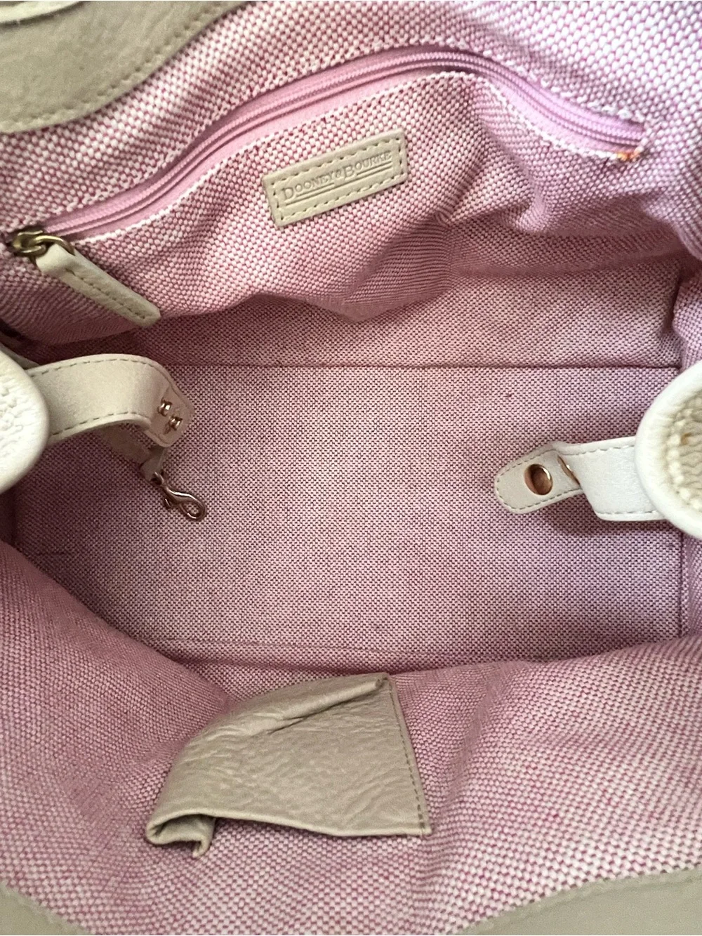 Dooney & Bourke Belvedere Logo Lock Satchel